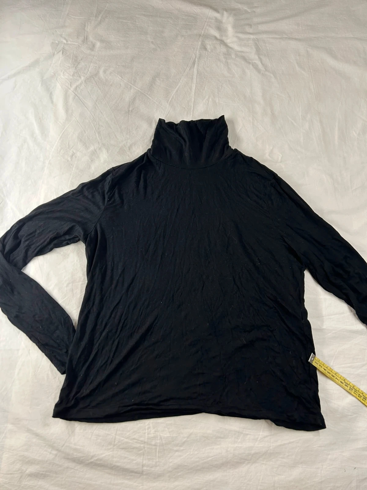 Col roulé noir vintage taille L